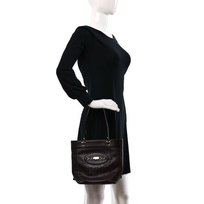 Gucci Guccissima Small Punch Tote Brown 2 of 9