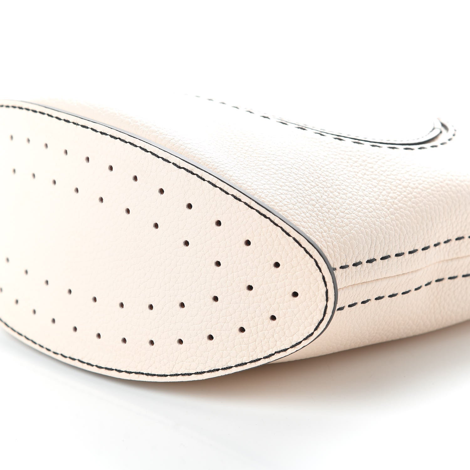 Delvaux Taurillon Pin Daily Surpique Bucket Ivory 8 of 9