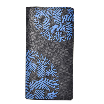 Louis Vuitton Damier Graphite Rope Brazza Wallet Blue 1 of 7