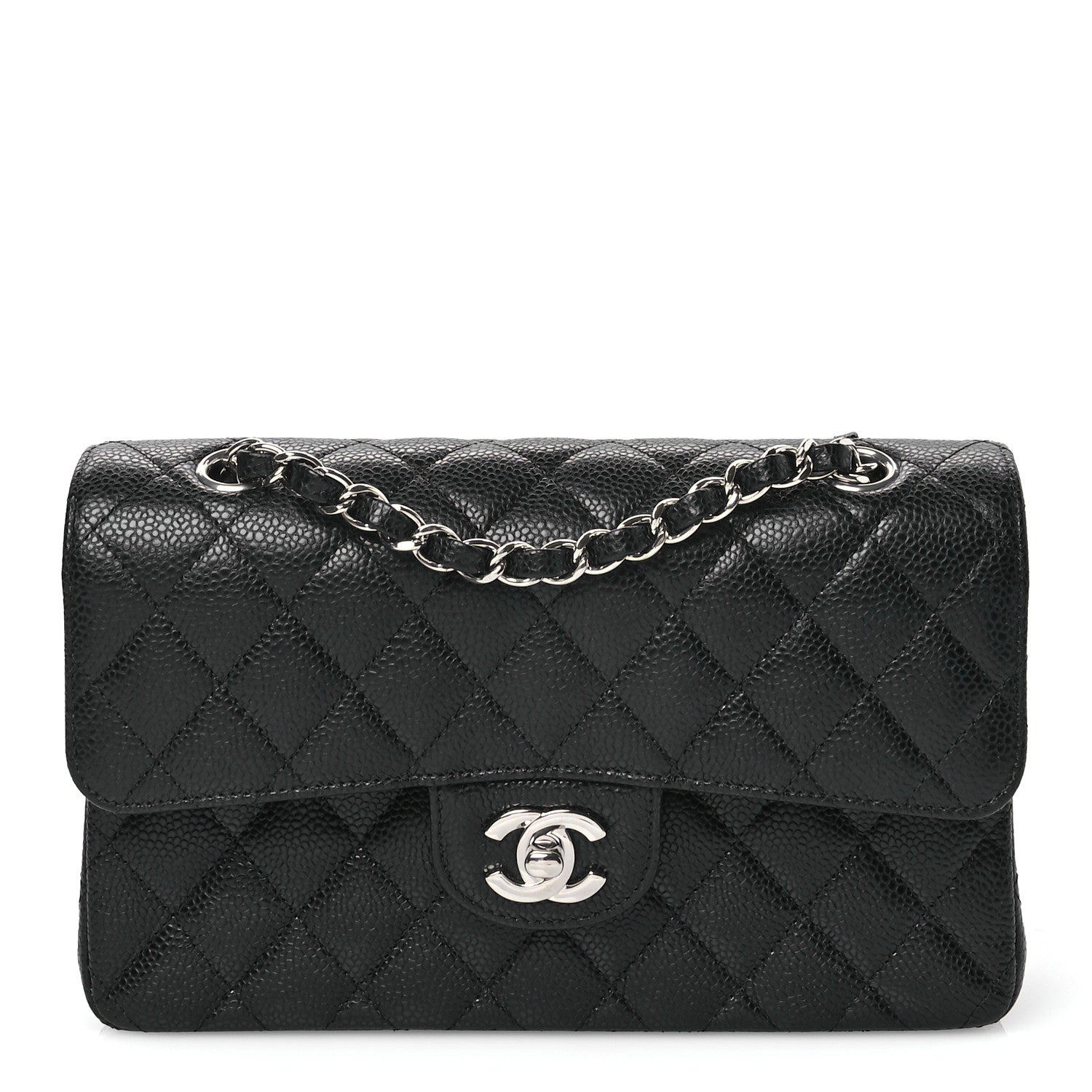 Chanel Caviar Quilted Small Double Flap Black 1 of 10
