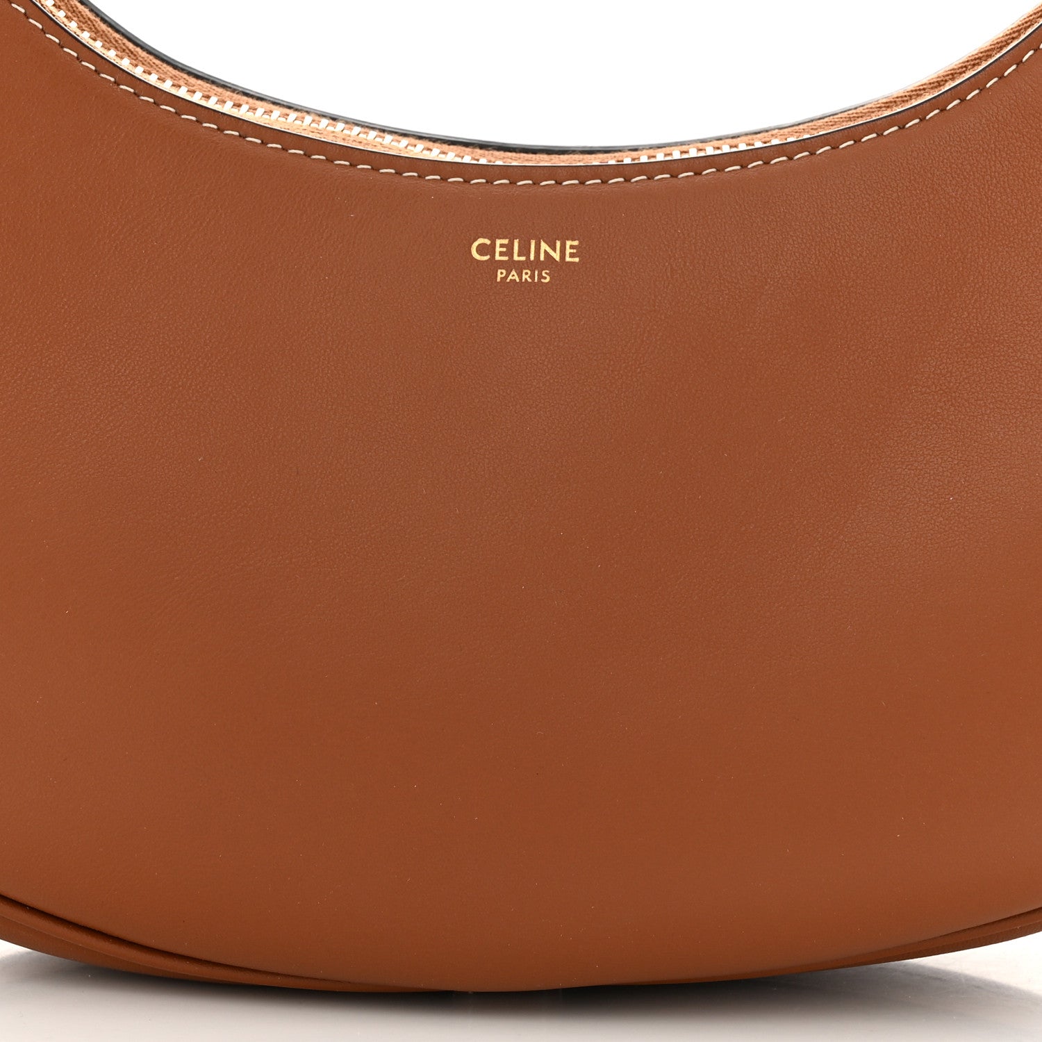 Celine Smooth Calfskin Medium Strap Ava Shoulder Bag Tan 8 of 10