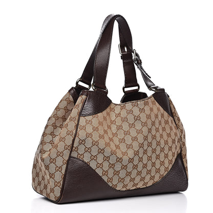Gucci Monogram Charlotte Tote Brown 3 of 13