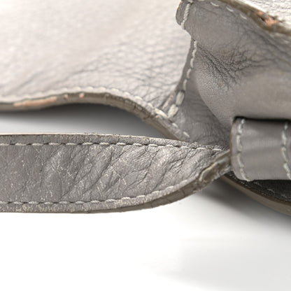 Chloe Calfskin Mini Marcie Round Crossbody Bag Cashmere Grey 9 of 11