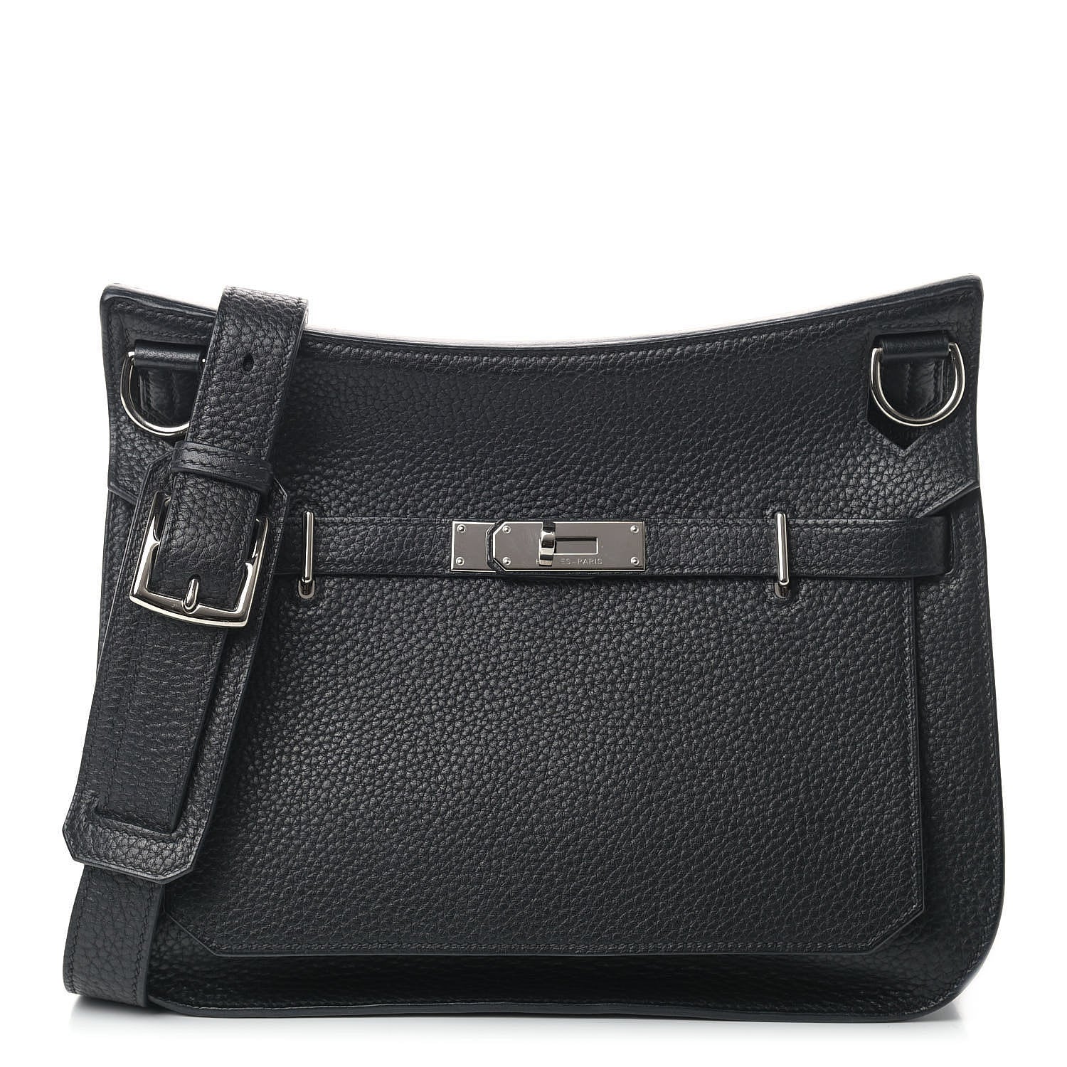 Hermes Taurillon Clemence Jypsiere 28 Black 1 of 9