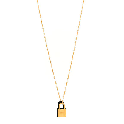 Hermes Swift O'Kelly Pendant Necklace Black 1 of 7