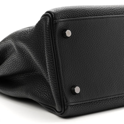 Hermes Taurillon Clemence Kelly Retourne 35 Black 8 of 10