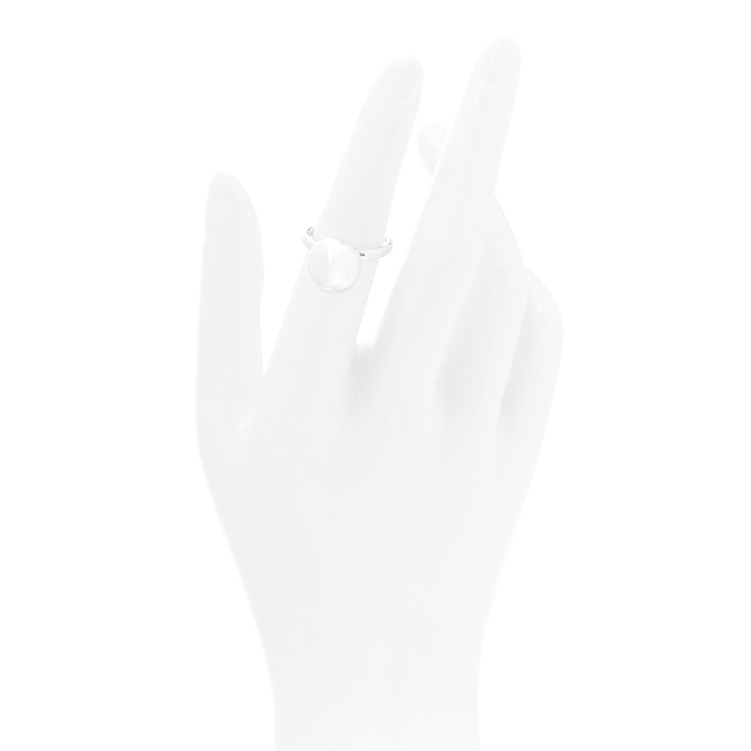 Tiffany Sterling Silver 12mm HardWear Ball Ring 51 5.75 2 of 7