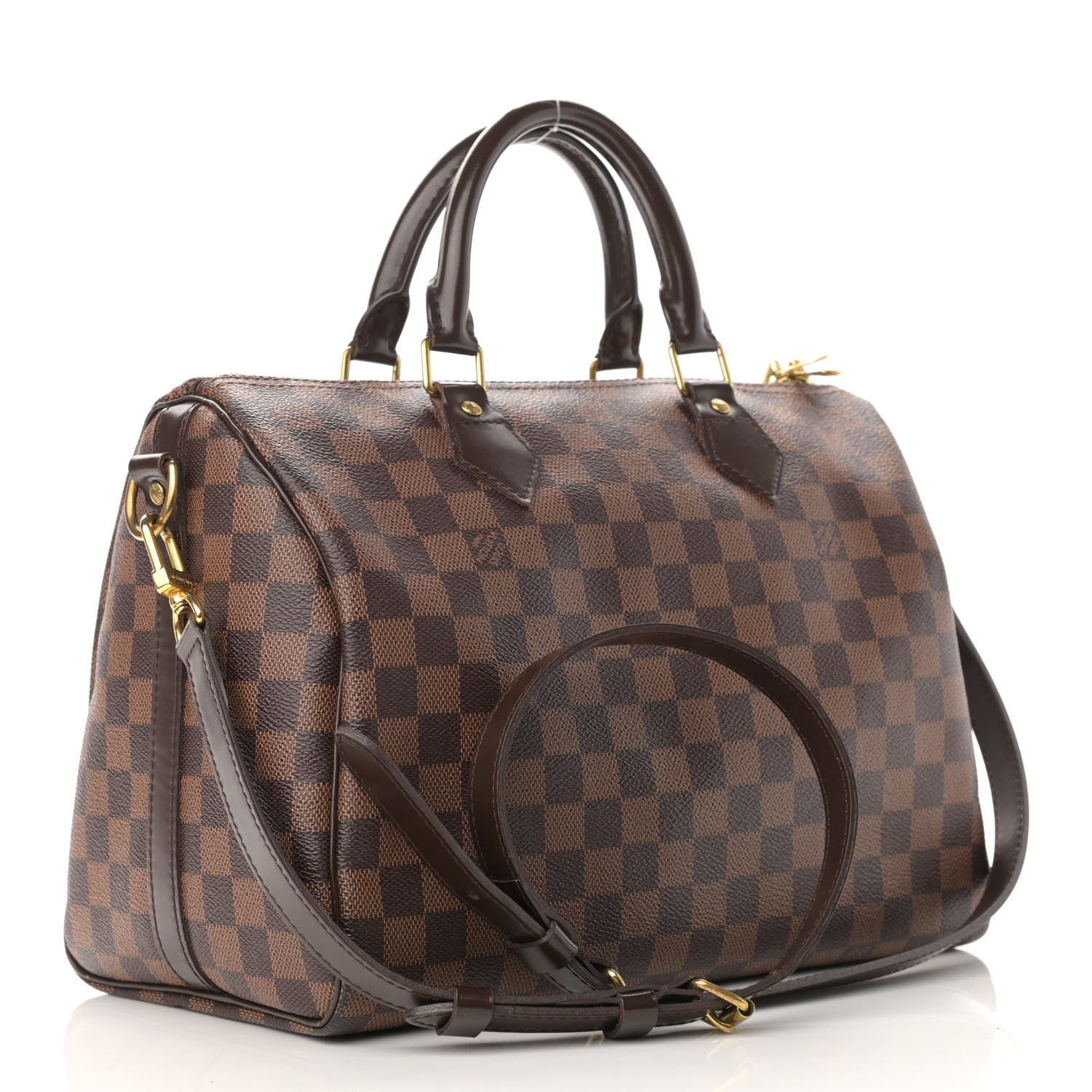 Louis Vuitton Damier Ebene Speedy Bandouliere 30 3 of 14