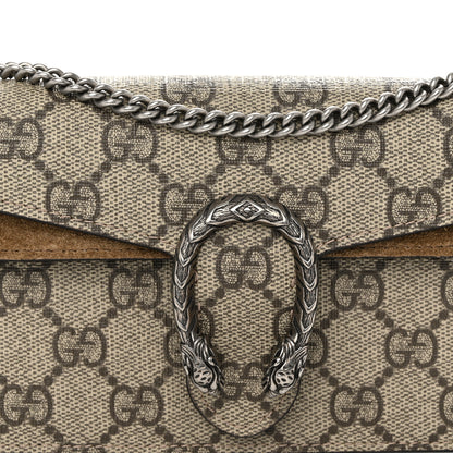 Gucci GG Supreme Monogram Super Mini Dionysus Shoulder Bag Taupe 7 of 12