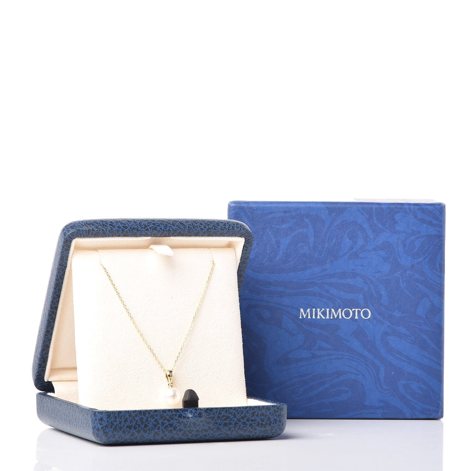 Mikimoto 18K Yellow Gold Akoya Pearl 6.5-7mm Drop Pendant Necklace 6 of 8