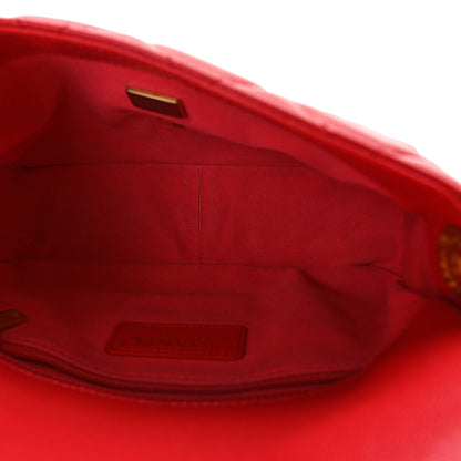 Chanel Caviar Quilted Small Twist Your Buttons Flap Red 5 of 9