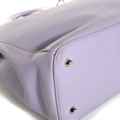 Christian Dior Calfskin Large Diorissimo Tote Lilac 12 of 12