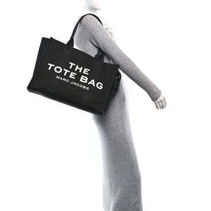 Marc Jacobs Cotton Canvas Large The Tote Bag Black 3 of 15