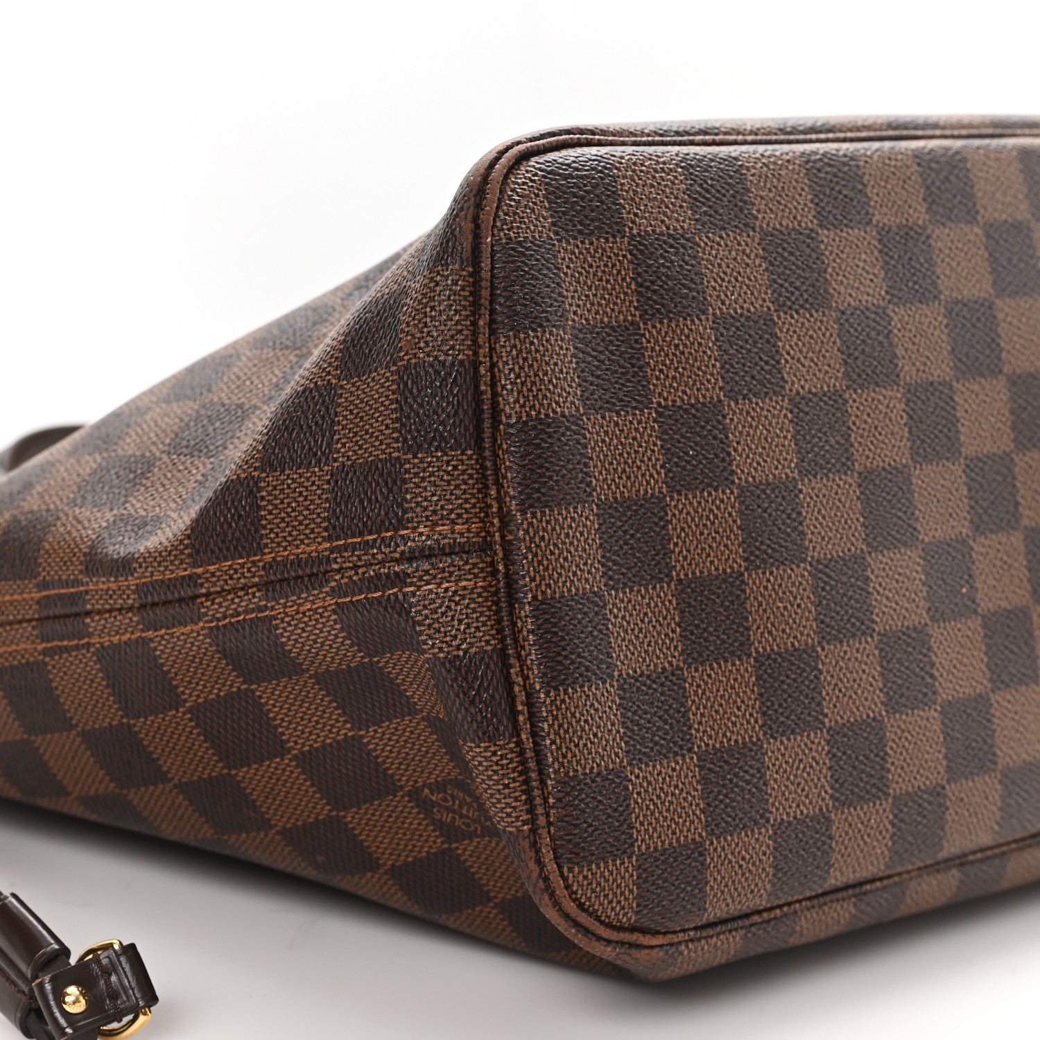 Louis Vuitton Damier Ebene Neo Neverfull MM Rose Ballerine 11 of 14