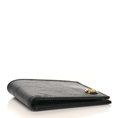 Gucci Fluffy Calfskin Morpheus Bi-Fold Wallet Black 4 of 8