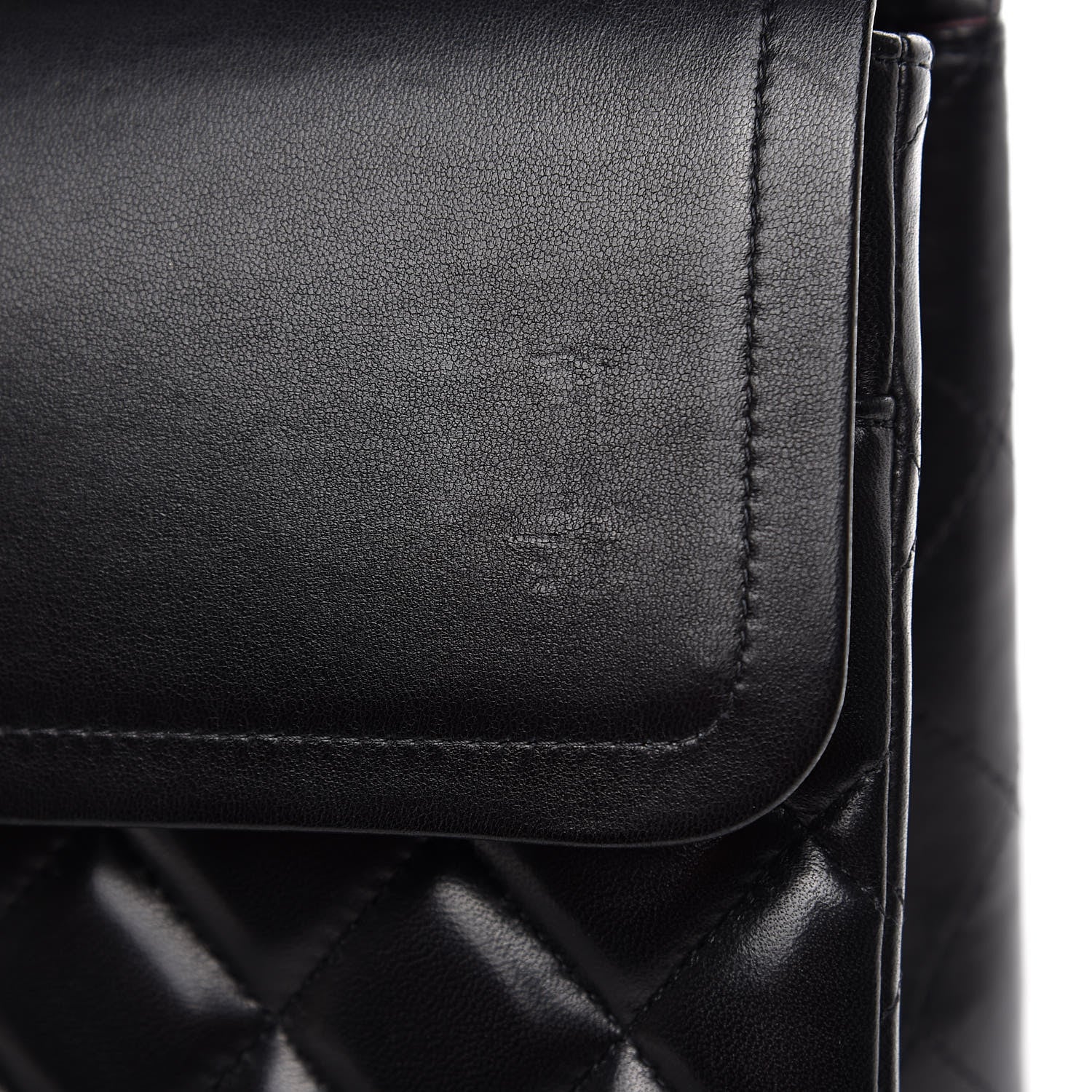 Chanel Lambskin Quilted Maxi Double Flap Black 18 of 19