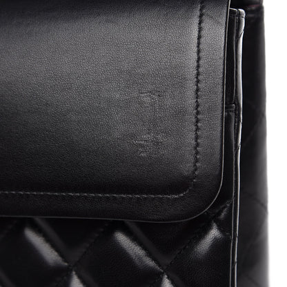 Chanel Lambskin Quilted Maxi Double Flap Black 18 of 19