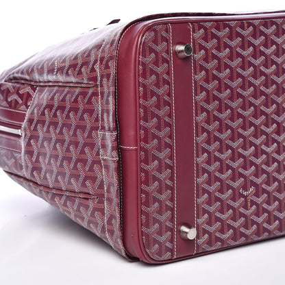 Goyard Goyardine Hotel Du Parc Briefcase Burgundy 7 of 9