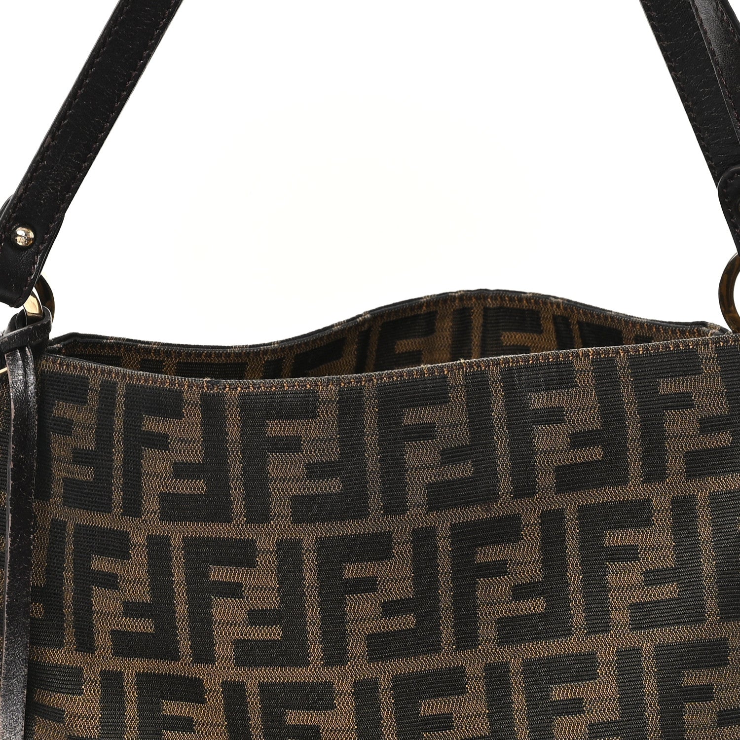 Fendi Chef Shopping Tote Tobacco 9 of 13