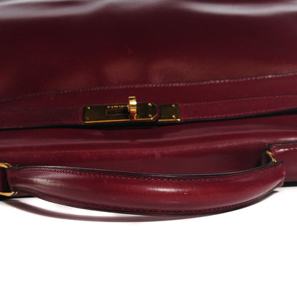 Hermes Box Kelly Retourne 32 Rouge H 17 of 23
