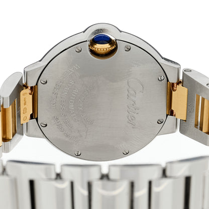 Cartier Stainless Steel 18K Yellow Gold 33mm Ballon Bleu De Cartier Automatic Watch 4 of 4