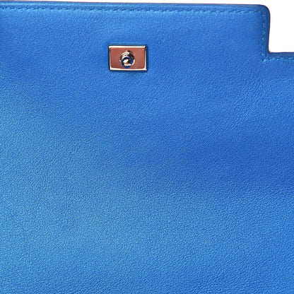 Delvaux Calfskin MM Tempete Satchel Satin Electric 8 of 14