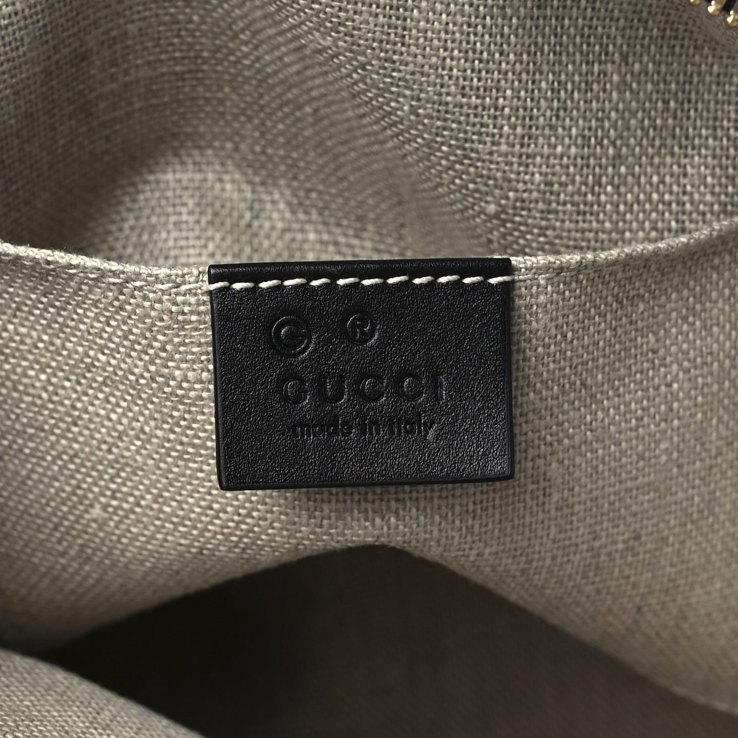 Microguccissima Mini Dome Bag Black