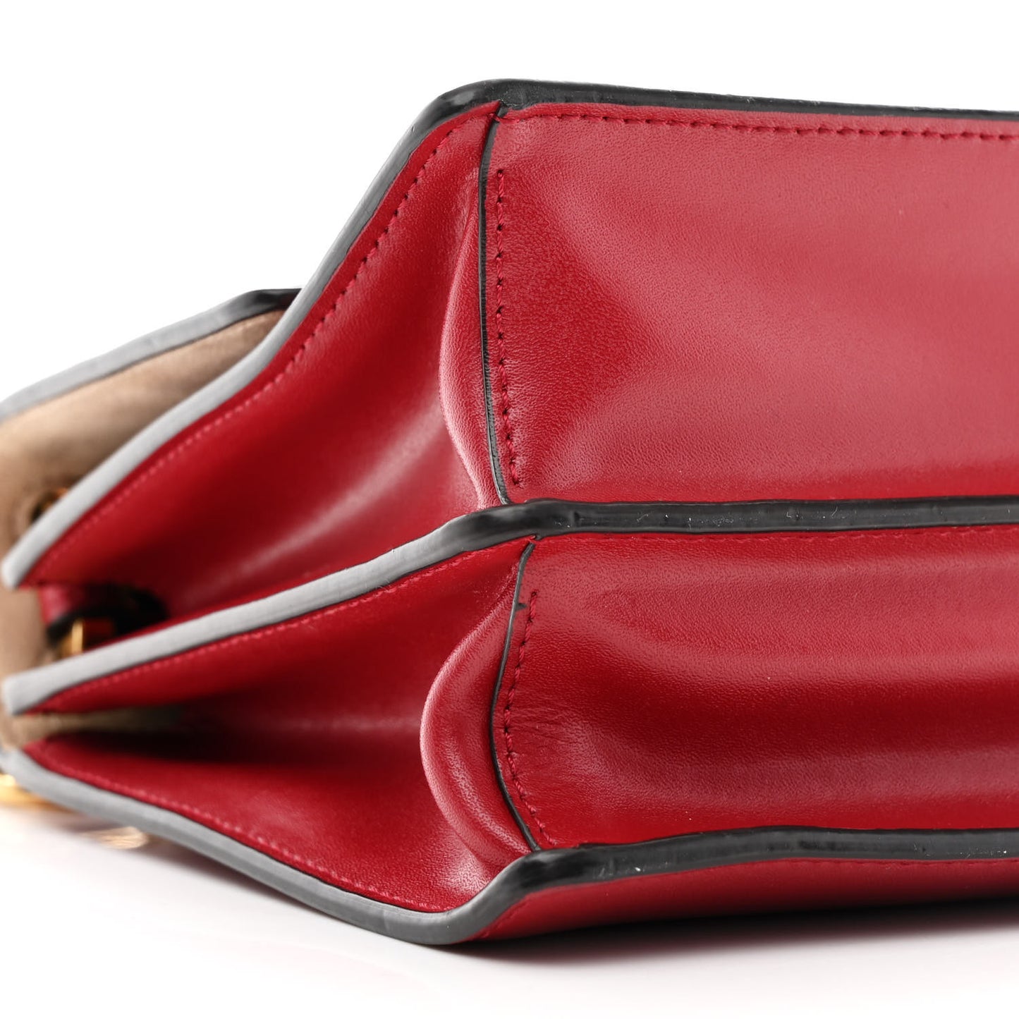 Vitello Liberty Monster Eyes Small Kan I Shoulder Bag Fragola