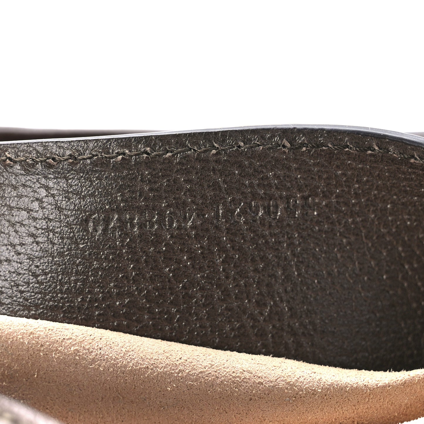 GG Supreme Monogram Web Small Ophidia Bucket Bag Brown