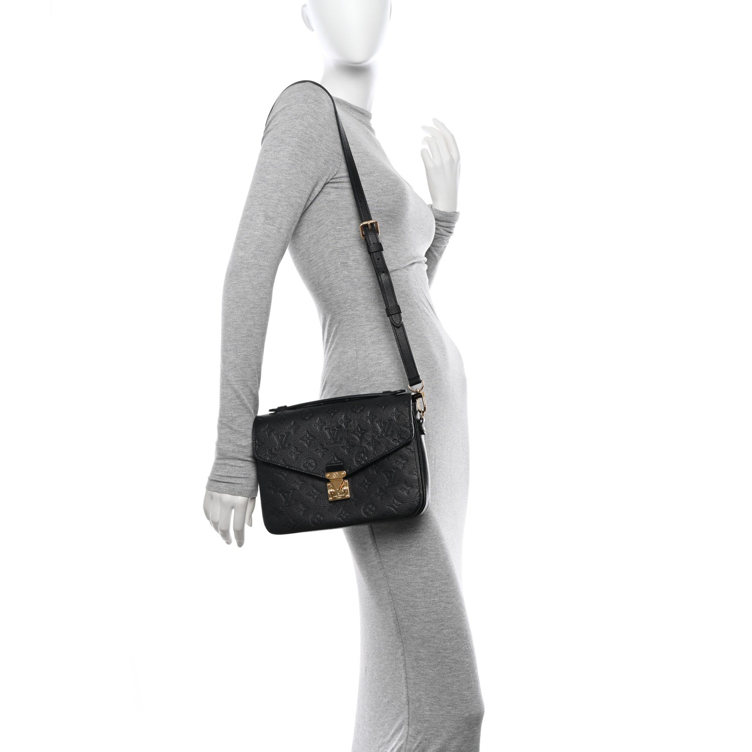 Louis Vuitton Empreinte Pochette Metis Black 2 of 10