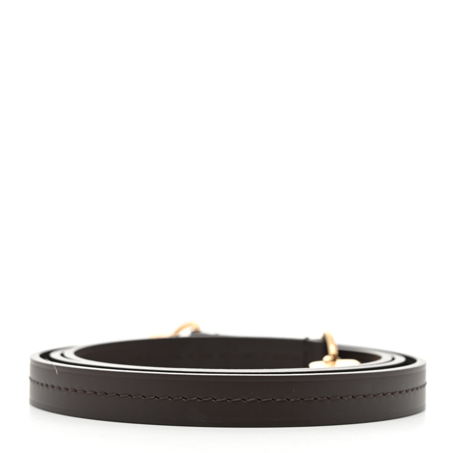 Calfskin Croisette Shoulder Strap Brown