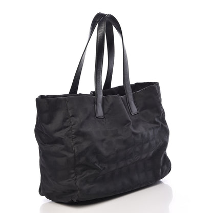 Chanel Nylon Large Travel Tote Black 3 of 12