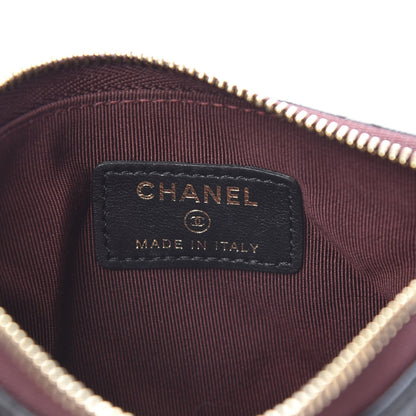 Chanel Lambskin Quilted Small Cosmetic Case Black 6 of 7