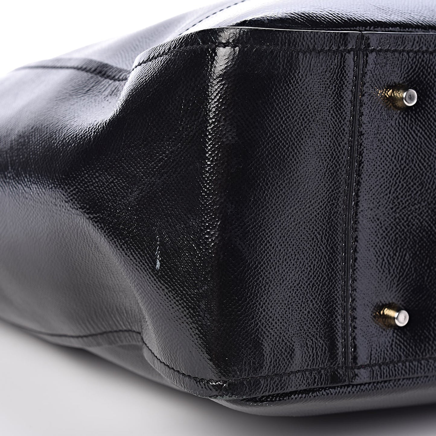 Patent Large Somerford Tote Black