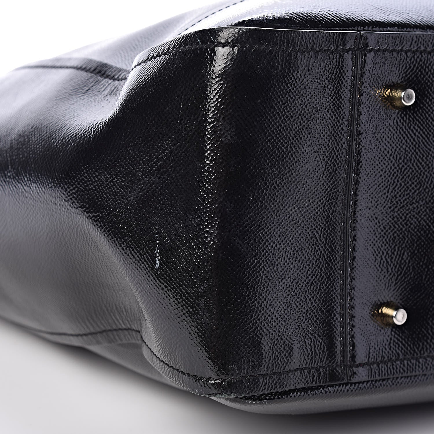Burberry Patent Large Somerford Tote Black 10 of 12