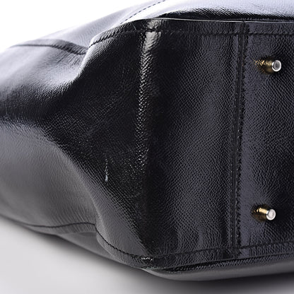 Burberry Patent Large Somerford Tote Black 10 of 12