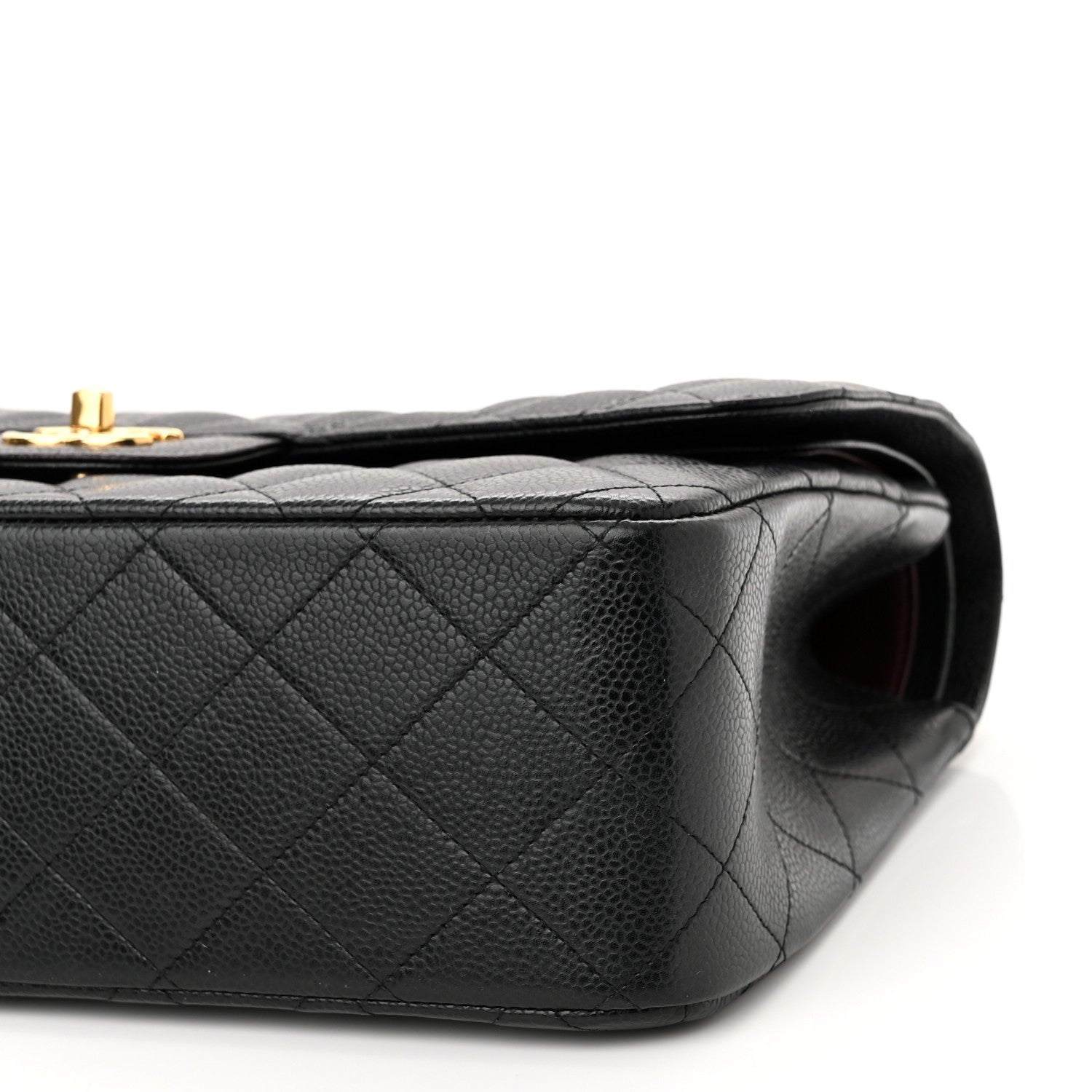 Chanel Caviar Quilted Jumbo Double Flap Black 10 of 11