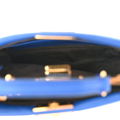 Fendi Shiny Nappa Micro Peekaboo Iconic Satchel Bluette 5 of 11