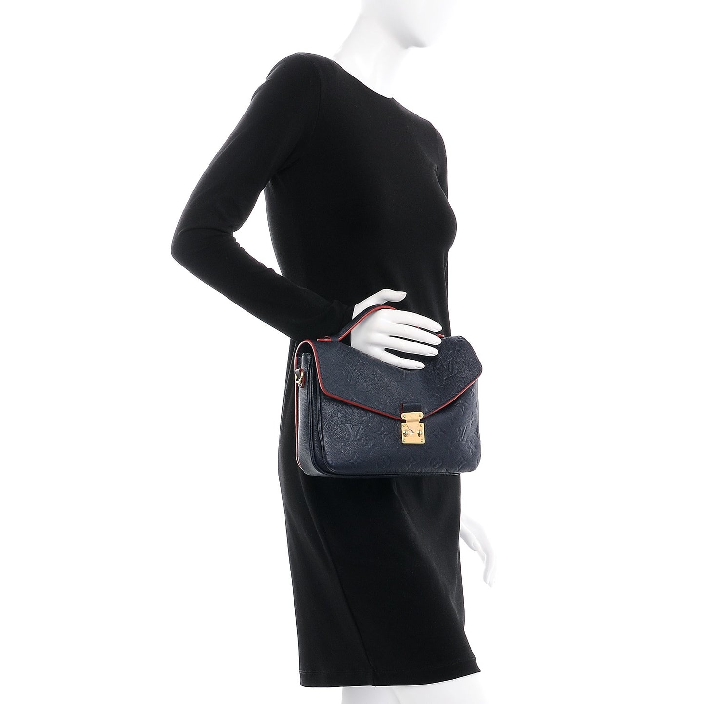 Empreinte Pochette Metis Marine Rouge