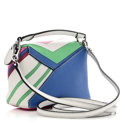 Loewe Calfskin Mini Puzzle Edge Bag Grey Multicolor 3 of 9