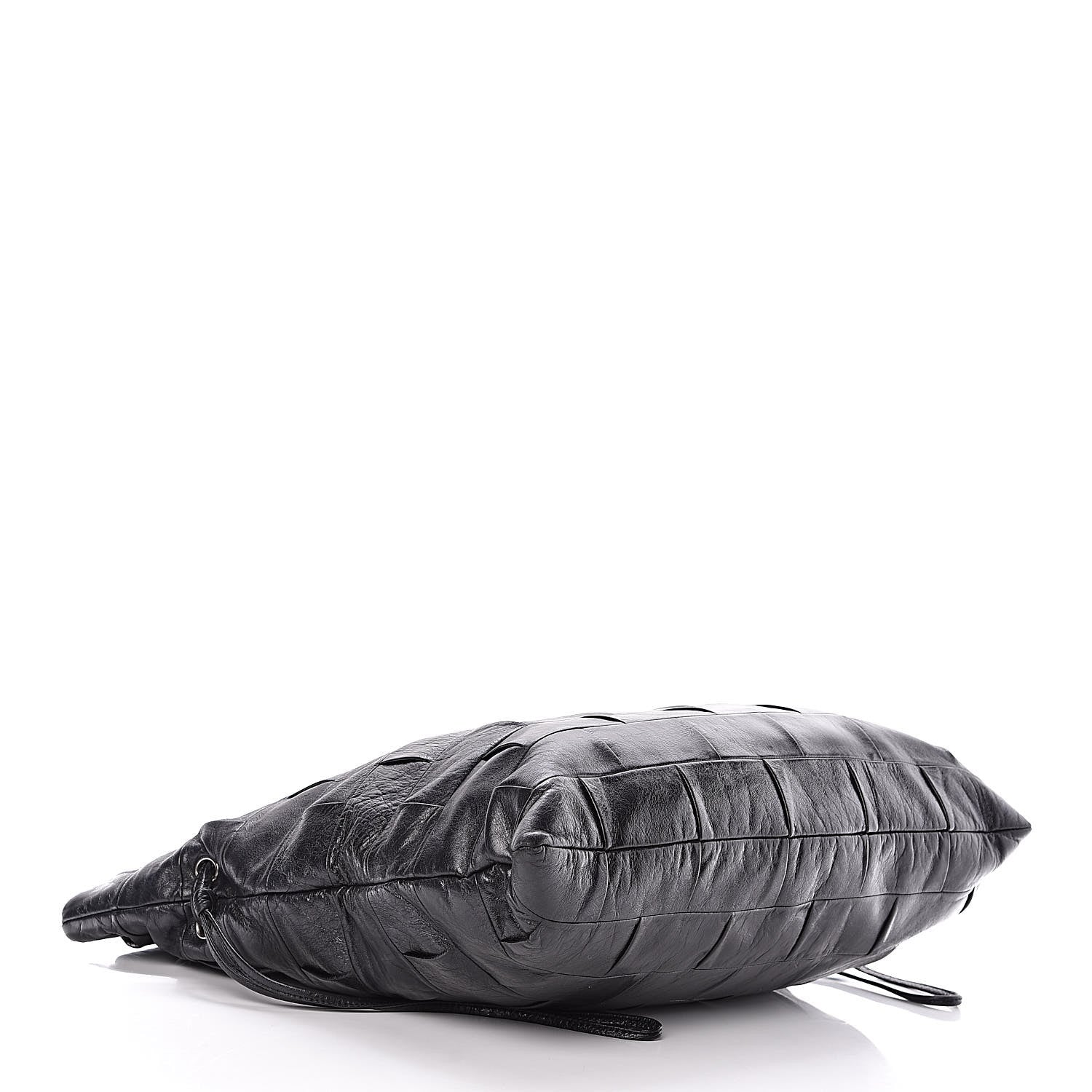 Chanel Lambskin Igloo Drawstring Tote Black 4 of 11