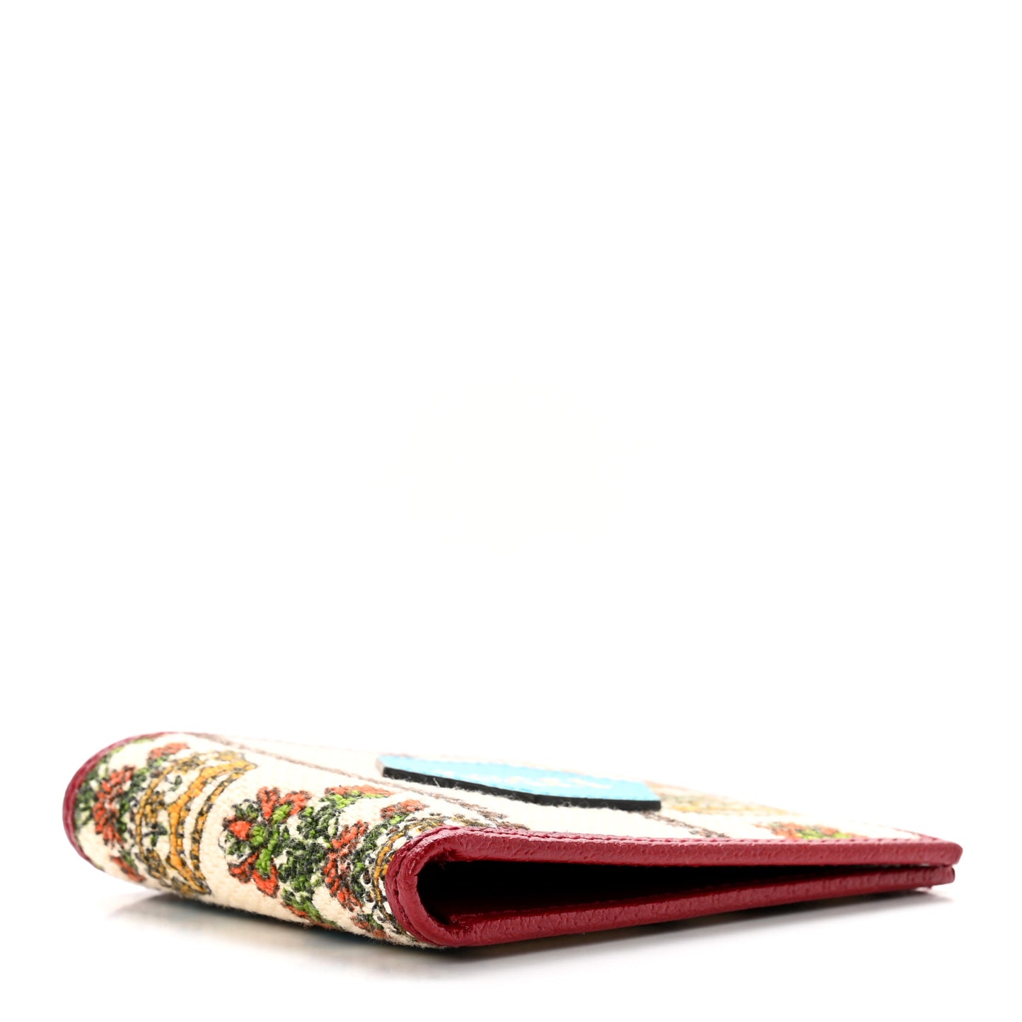Canvas Calfskin 100 Centennial Music Wallet Multicolor