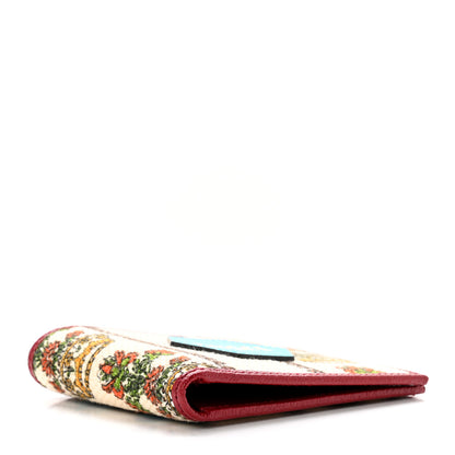 Gucci Canvas Calfskin 100 Centennial Music Wallet Multicolor 4 of 8
