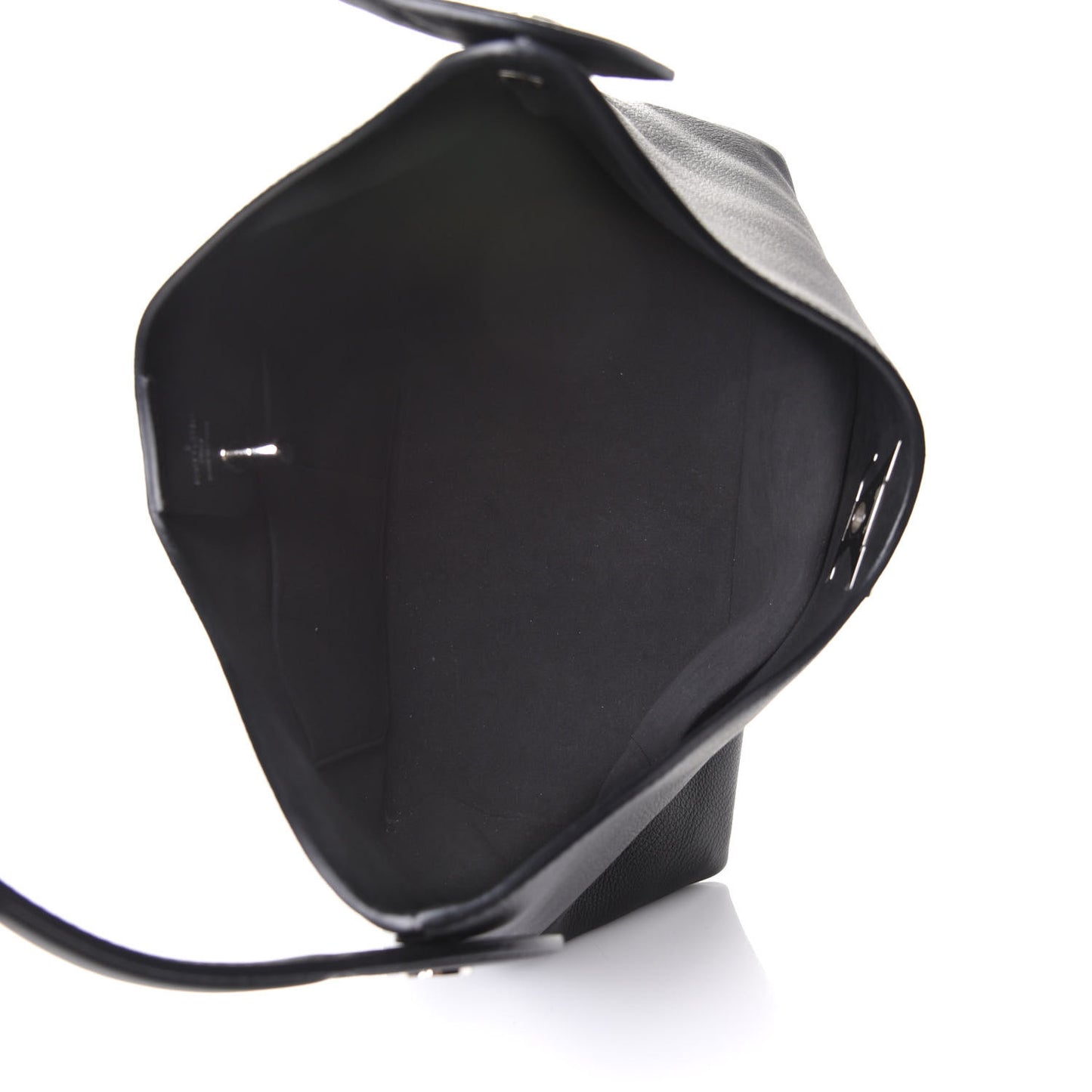 Calfskin Lockme Hobo Black