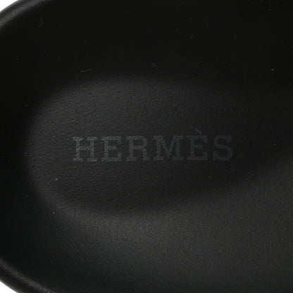 Hermes Calfskin Womens Chypre Sandals 40 Black 8 of 10