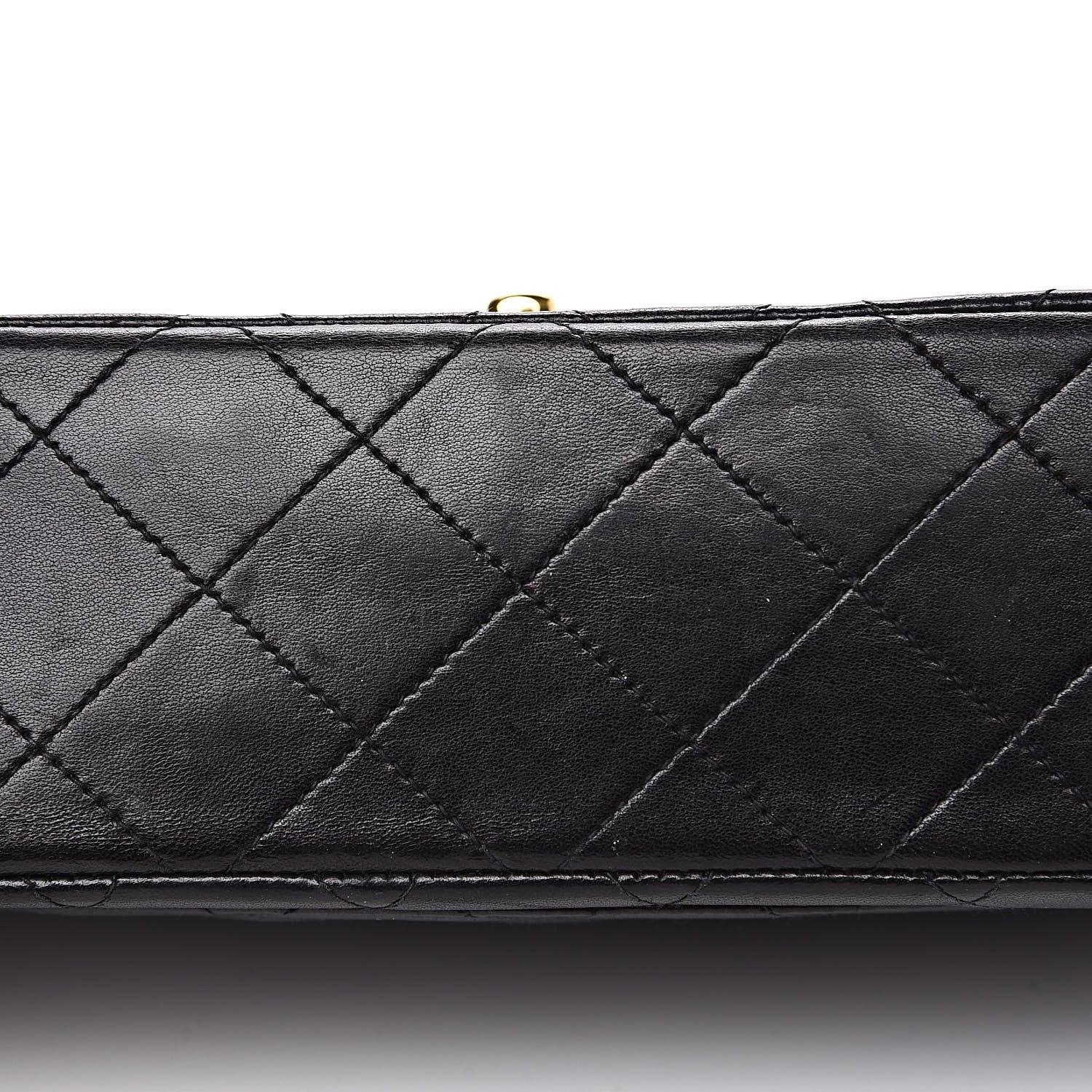 Chanel Lambskin Quilted Small Double Flap Black 9 of 13