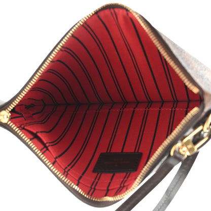 Louis Vuitton Damier Ebene Neverfull MM GM Pochette 5 of 13