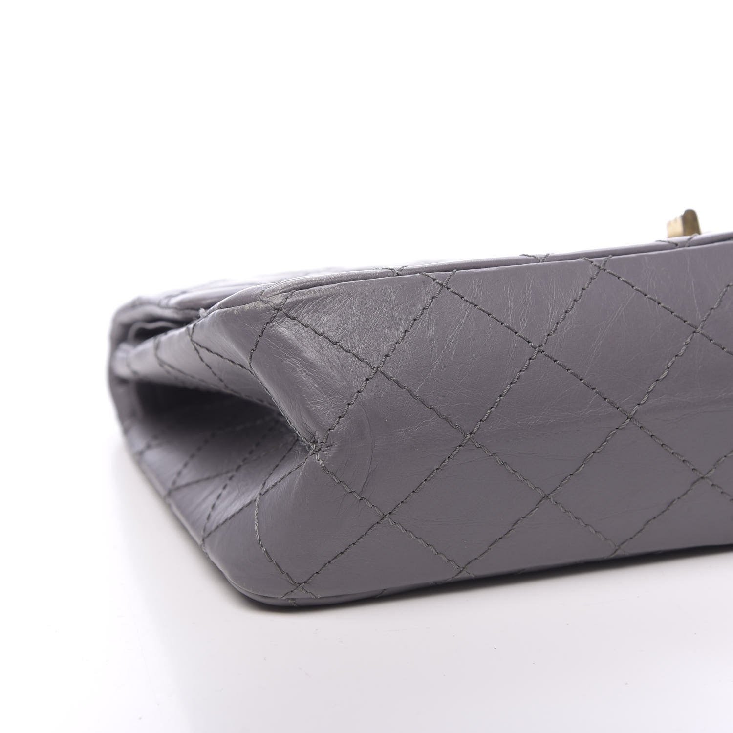 Chanel Aged Calfskin Quilted 2.55 Reissue 226 Flap Grey 8 of 10