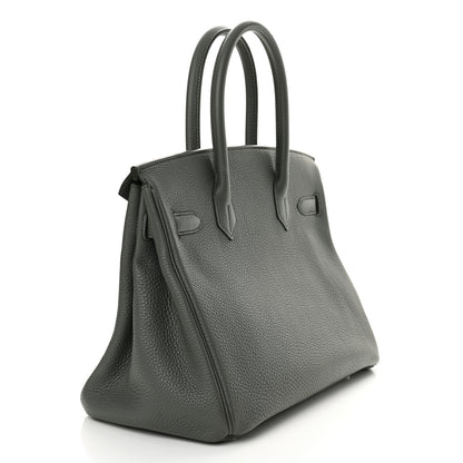 Hermes Togo Birkin 30 Vert Amande 3 of 19