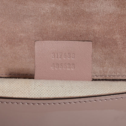 Gucci Patent Large Bright Bit Clutch Dark Cipria 7 of 7